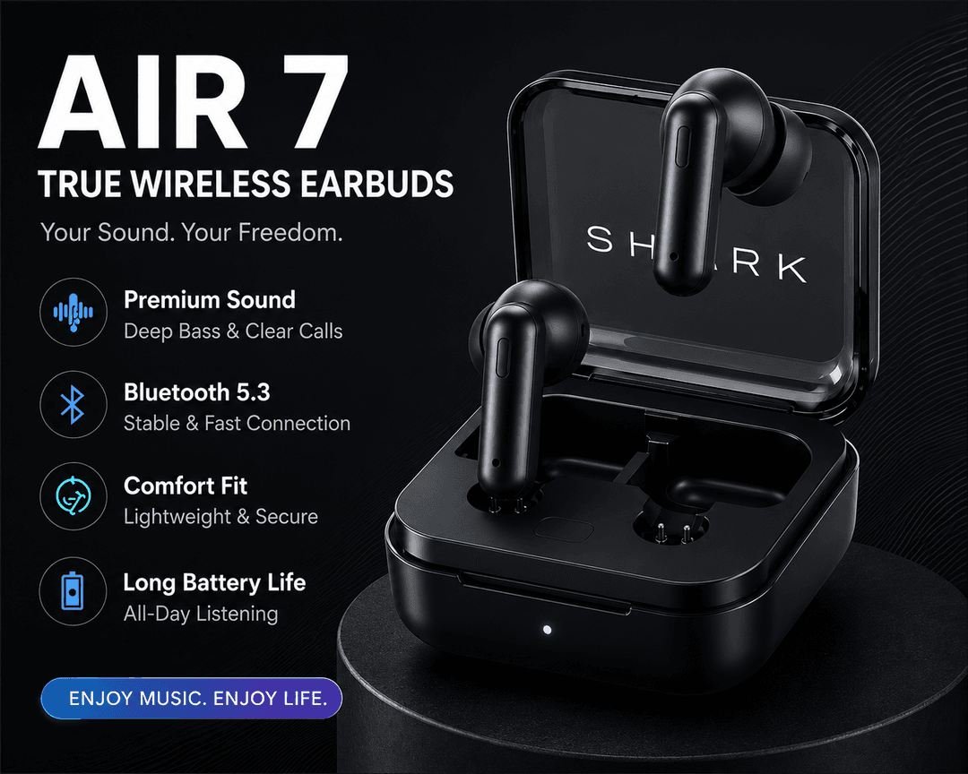 S.H.A.R.K AIR 7 - Black