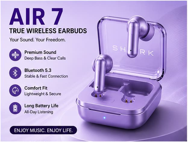 S.H.A.R.K AIR 7 - Purple